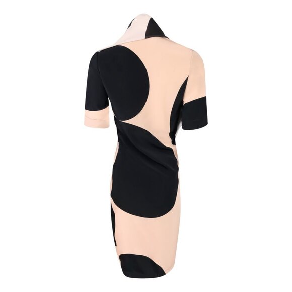 Vivienne Westwood Vintage SS 1999 Asymmetrical Silk Wrap Dress with Polka Dot M - Picture 4 of 8